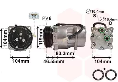 VAN WEZEL COMPRESSOR (0900K161)