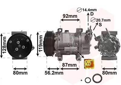 VAN WEZEL COMPRESSOR (0900K214)