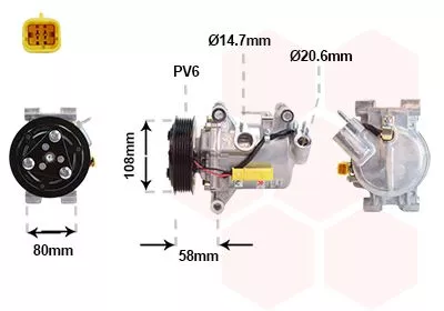 VAN WEZEL COMPRESSOR (0901K702)