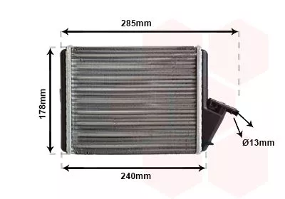 VAN WEZEL KACHELRADIATOR (9006031)