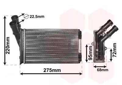 VAN WEZEL KACHELRADIATOR (9006055)