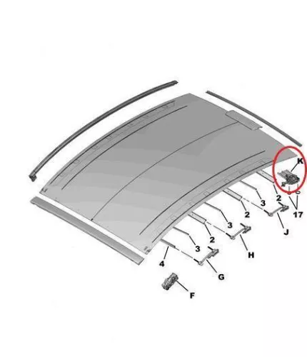aftermarket Interslide geleiderset rechts 8401HW (C116RO)