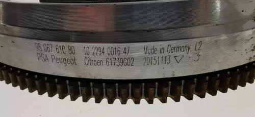  C636AE - T9/ B 1.2 12V HNY HN02 EB2DTS THP TURBO/ SACHS 102294001647 (C636AE)