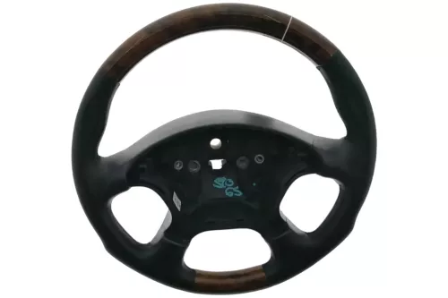 OT/ HOUT + ZWART LEER/ KN16247/ AIRBAG GESCHROEFD