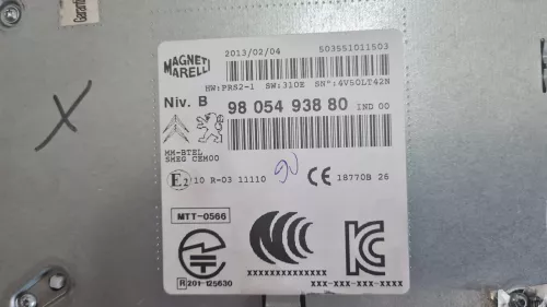 PSA / Stellantis TELEMATICA-EENHEID/ MAGNETI MARELLI 4VCGWGS6R 9806729580 (0000323974)