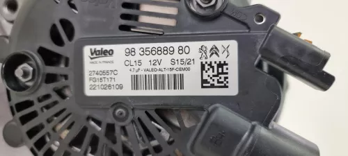 PSA / Stellantis BT 1.2 12V 3CYL HN05 EB2ADTS/ VALEO CL15 FG15T171 2740557C/ (0000324107)