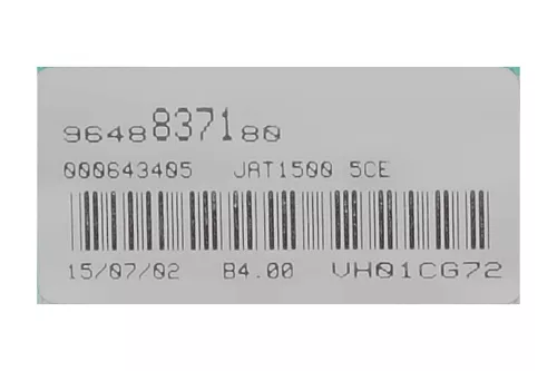 PSA / Stellantis B 2.0 16V RFN/ T122KJA/ 9648837180/ L.BENZ.R.OLIE TEMP./ (0000346401)