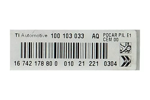 PSA / Stellantis B 1.6 16V 4CYL 5GZ 5G01 EP6FDT THP 163PK EURO 6/ IN TANK/ (0000352516)