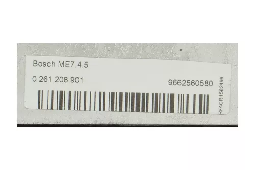 PSA / Stellantis B 1.6 16V NFU TU5JP4/ BOSCH ZIE 1940SX/ BSI E02-00 (0000358549)