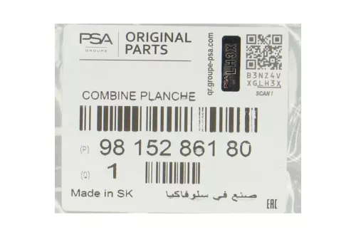PSA / Stellantis B78/ INSTRUMENTENPANEEL BOVEN IN DASHBOARD/ (0000369009)