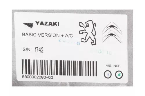 HV /VERBINDINGS EENHEID /MET EENVOUDIGE AIRCO/ YAZAKI ZIE