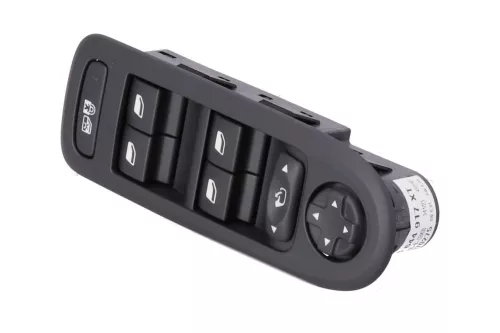 PSA / Stellantis LINKS VOOR/ SPIEGEL + RAAM VOOR + ACHTER/ ZWART MISTRAL/ (0000365105)