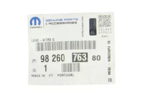 PSA / Stellantis MOTOR MET MECHANIEK/ B78/ BROSE 9675288980/ ZIE (0000369327)