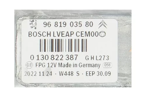 CC-CABRIO/ MOTOR LOS/ BOSCH 0130822387 9681903580/ ZIE