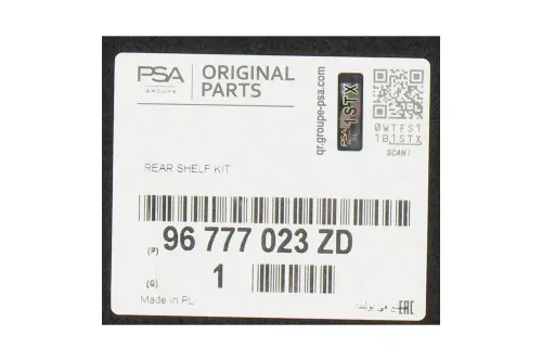 PSA / Stellantis HZD ZWART MISTRAL/ 9677702380 98167225ZD/ ZIE 96777023ZD (0000388563)